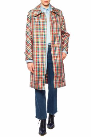Coat with plaid motif, zdjęcie 2 Coat with plaid motif od Burberry